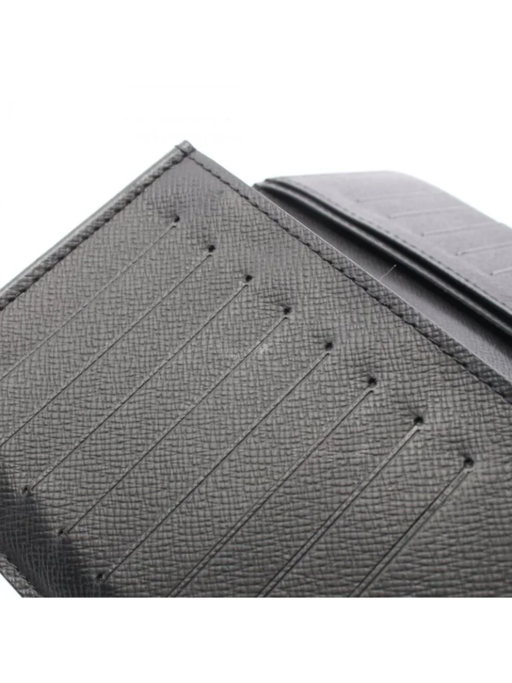 Louis Vuitton Bifold Wallet Portefeuille Brazza Damier Graphite Canvas